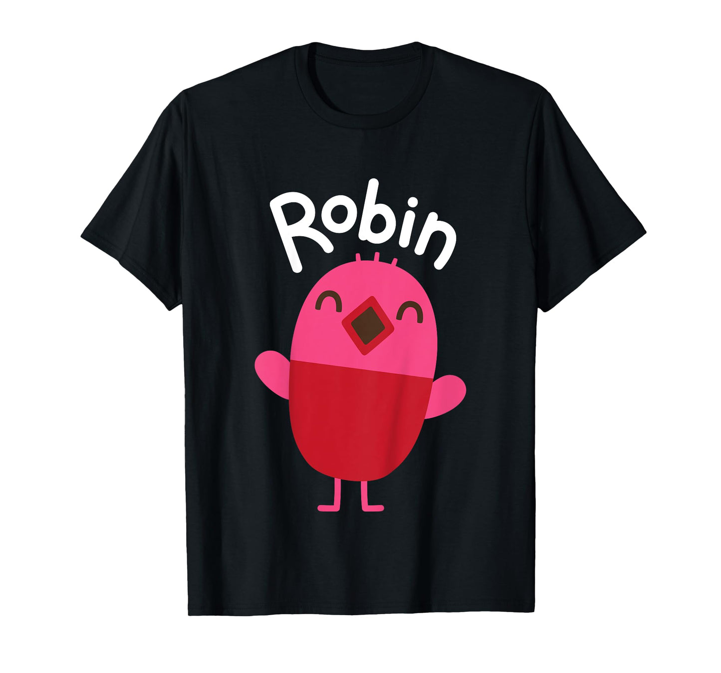 Sago Mini Robin Unisex-Kids Blue Cartoon Bird Character T-Shirt, Kids 2, Mandarin Collar, Short Sleeve, Modern Classic Fit, Polycotton, Machine Wash