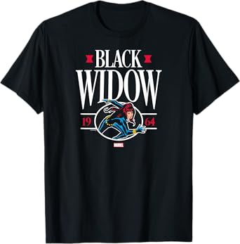 Black Widow - Collegiate T-Shirt
