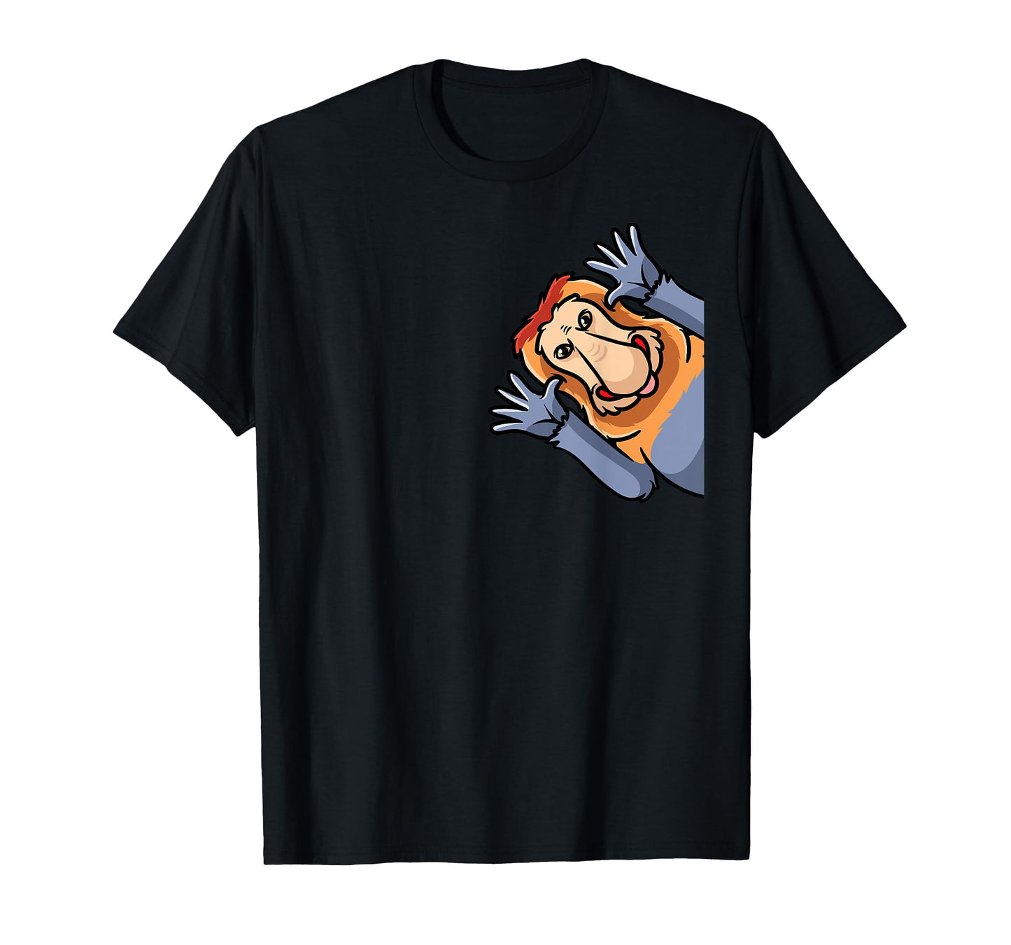 Proboscis Monkey Long-Nosed Monkey T-Shirt