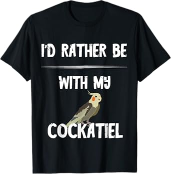 Cockatiel Budgie Bird Owner Parrots Birds T-Shirt