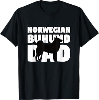 Norwegian Buhund Gift for Dog Father Norwegian Buhund Dad T-Shirt for Men Women Kids