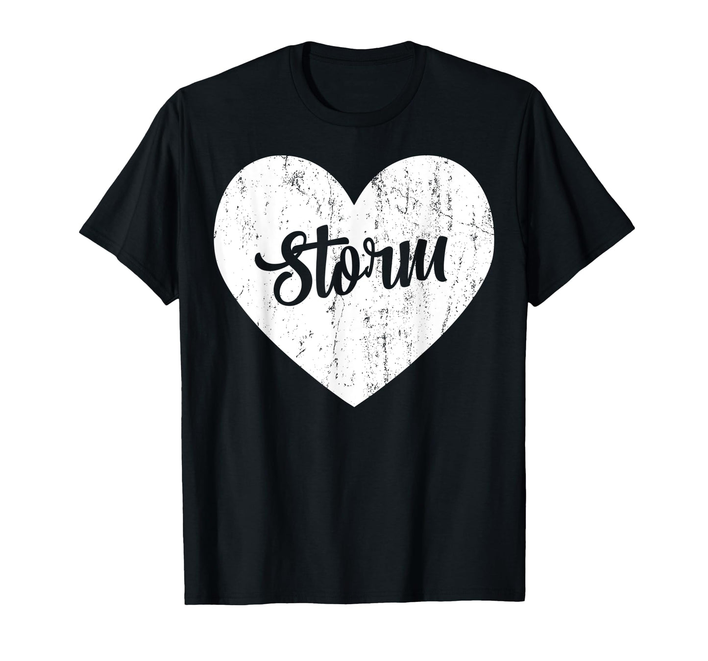 Storm School Sports Fan Team Spirit Mascot Heart Gift T-Shirt