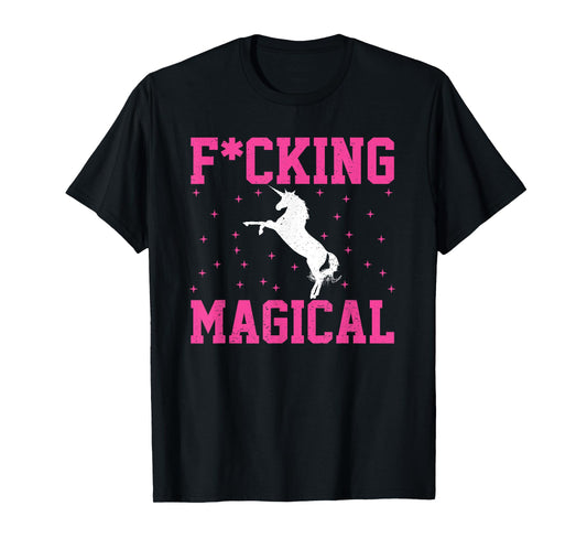 Fucking Magical Fcking As F Fuck Retro Vintage Bday Gift T-Shirt