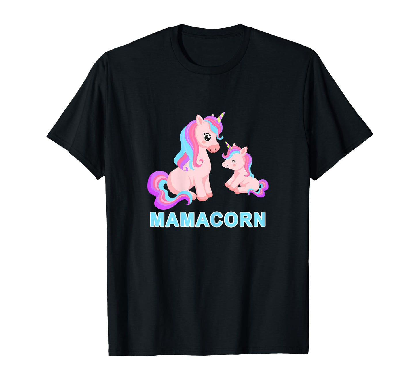 Kawaii Mamacorn Unicorn Mom Unicorn Mommy Loving Mama T-Shirt