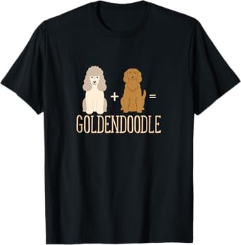 Goldendoodle Puppy Math Shirts