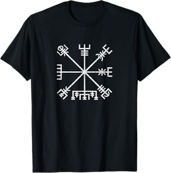 Icelandic Vegvisir (wayfinder) Norse Viking Symbol T-Shirt