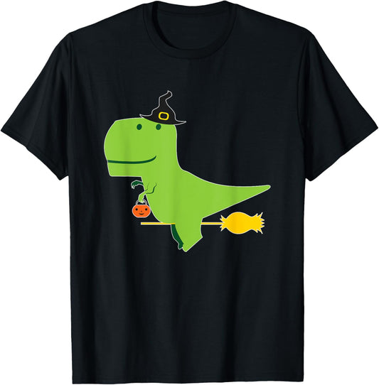 T-Rex Witch Tyrannosaurus Witches Dinosaur Halloween Costume T-Shirt