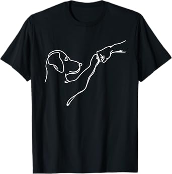 Dog Fist bump, Dog Lover Dog Mom Dog Dad, Labrador Retriever T-Shirt
