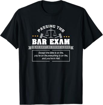 Passing The Bar Exam Is Easy As Riding A Bike T-Shirt