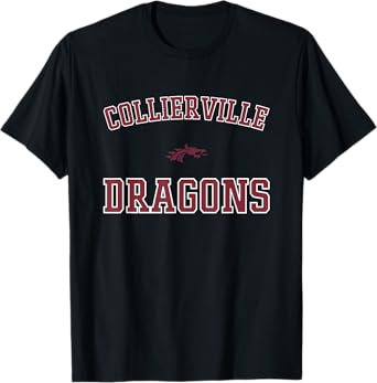 Collierville Dragons Logo Varsity HS T-Shirt