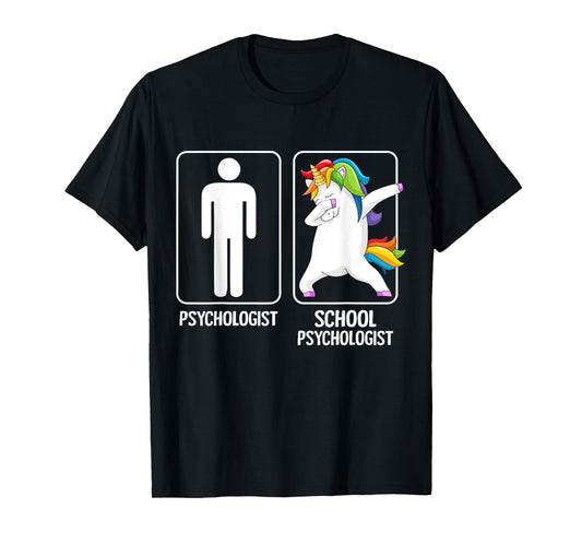Unicorn Psychologist School Psychology Back To School T-Shirt