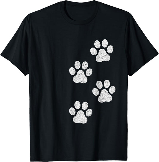 Paw Print Dog Cat Pet Lover T-Shirt
