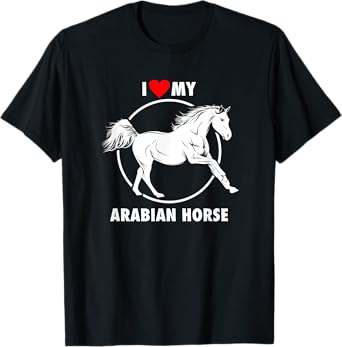 I Love My Arabian Horse Arabic Equestrian T-Shirt