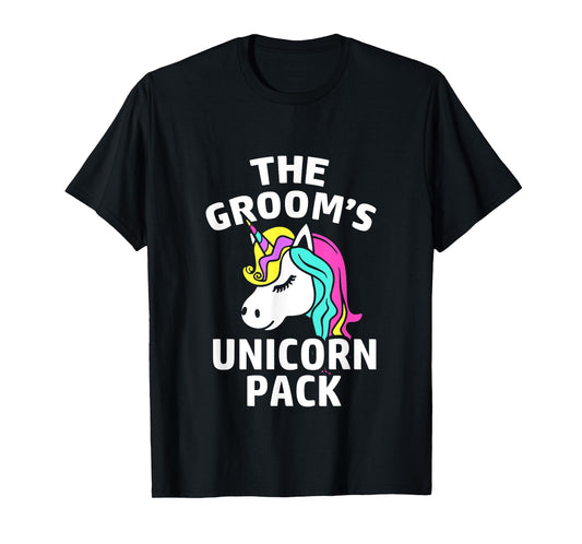 LGBT Pride Gay Bachelor Party Unicorn Pack Engagement T-Shirt