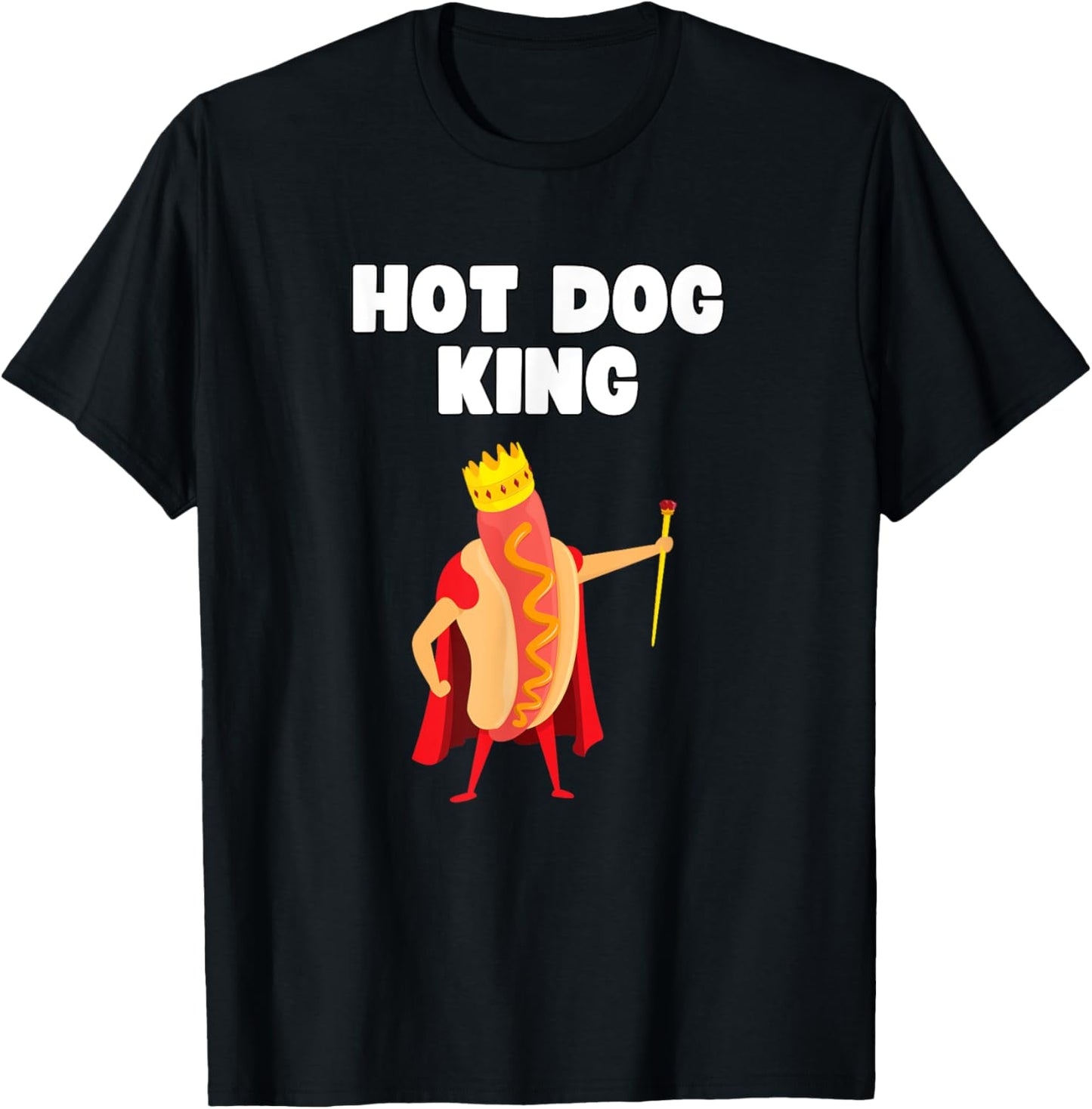 Hot Dog King Shirt Funny Hot Dog Lover Hot Dog King T-Shirt