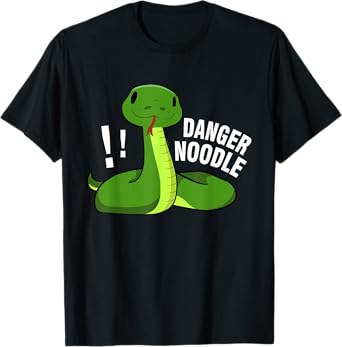 Dangerous Snake Danger Noodle T-Shirt