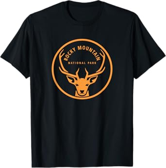 Rocky Mountain National Park Vintage Elk Souvenir Retro Gift T-Shirt