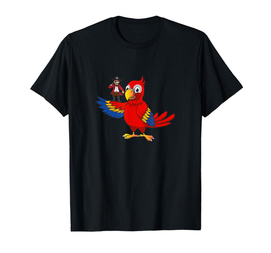 Funny Pirate Parrot humor. T-Shirt
