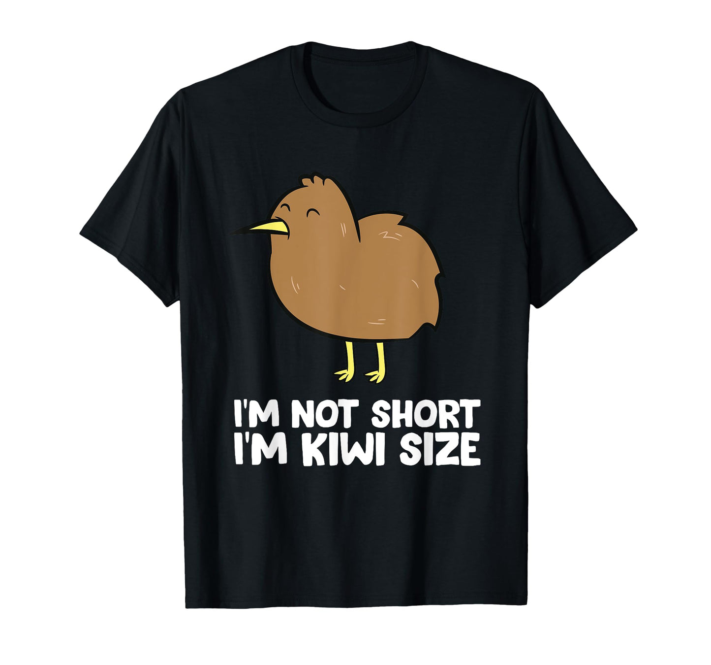 Cute Kiwi Bird Im Not Short Love Kiwi Birds T-Shirt
