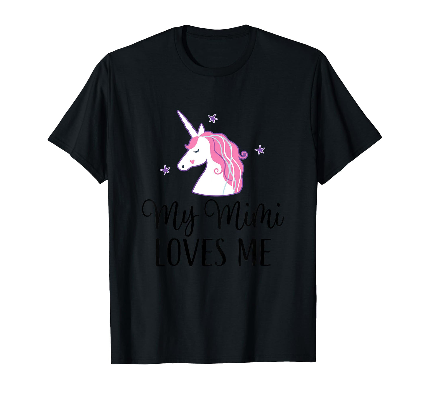 My Mimi Loves Me Girl Unicorn Granddaughter T-Shirt