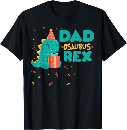 Dad Dinosaur Family Matching Dinosaur Birthday Boy Party T-Shirt