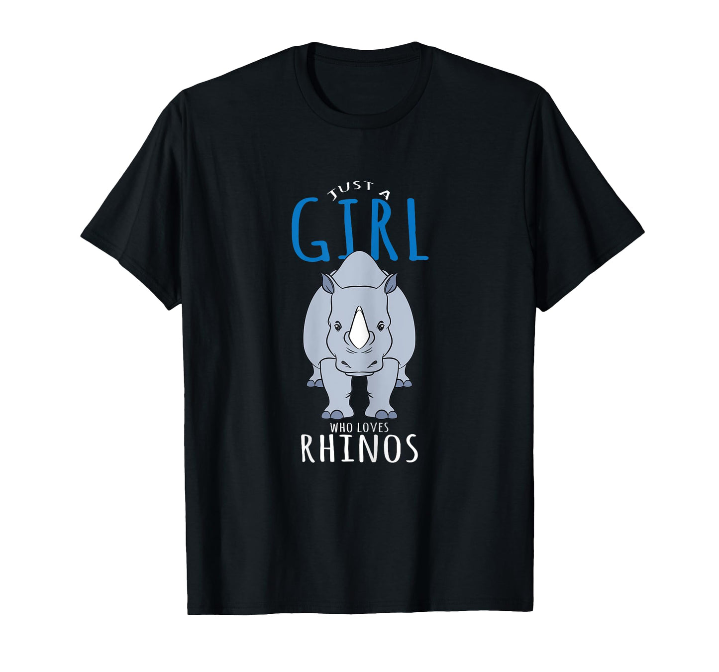 Rhino Costume Design - Just A Girl Who Loves Rhinos T-Shirt