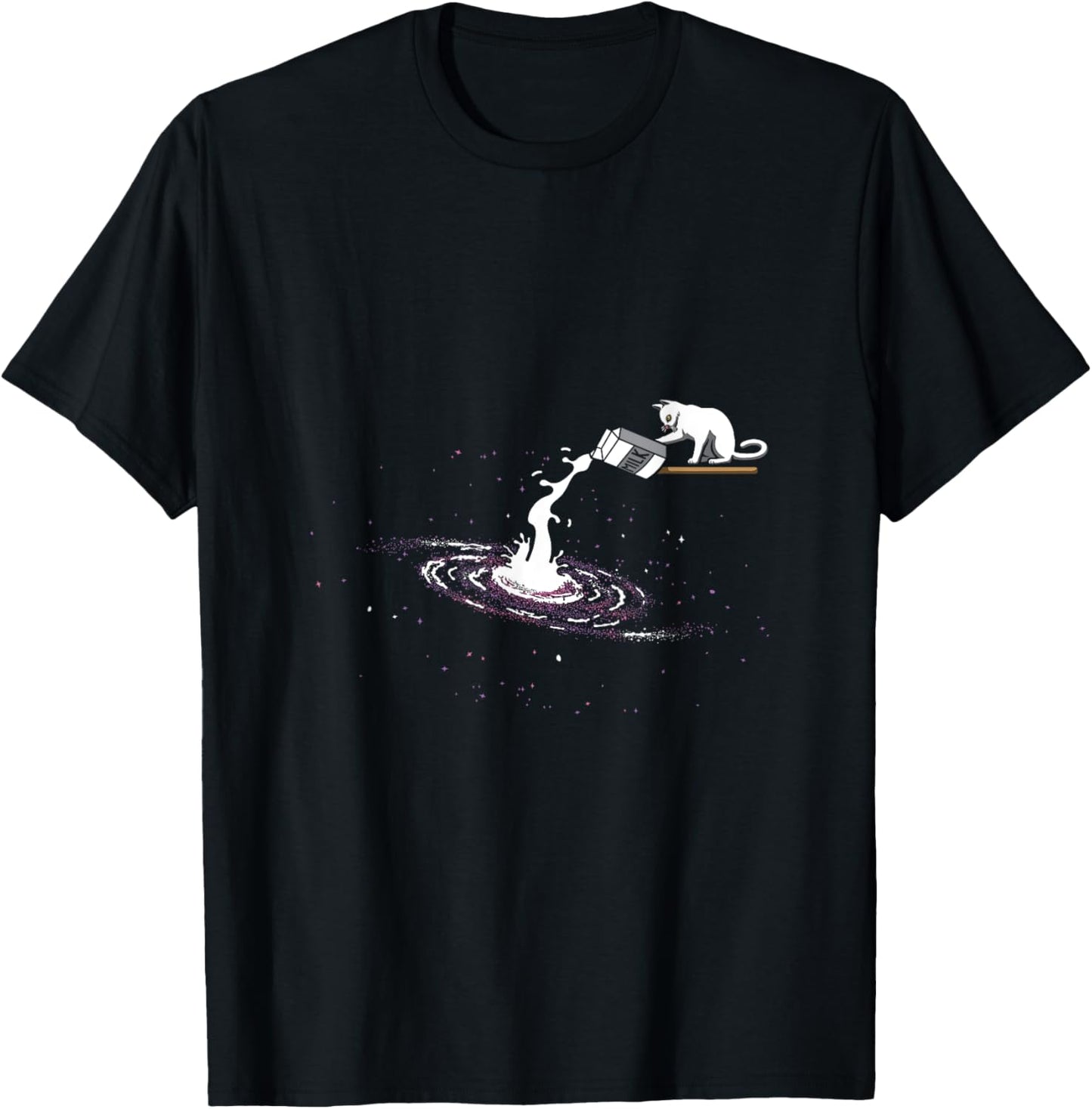 Astronomer Stars Galaxy Astrophysics Cat Owner Cat Lover T-Shirt