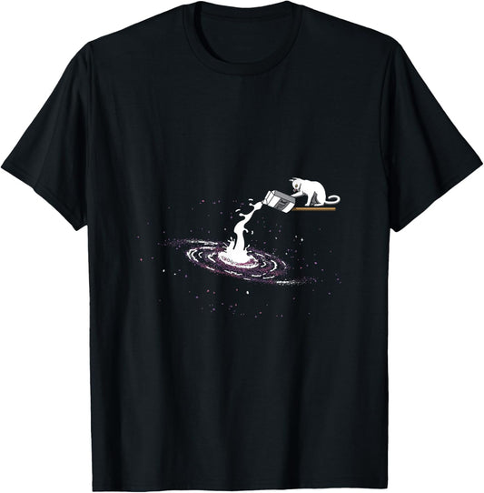 Astronomer Stars Galaxy Astrophysics Cat Owner Cat Lover T-Shirt