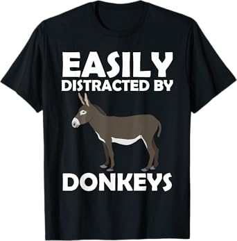 Cool Donkey For Men Women Mule Horse Equine Safari Zookeeper T-Shirt