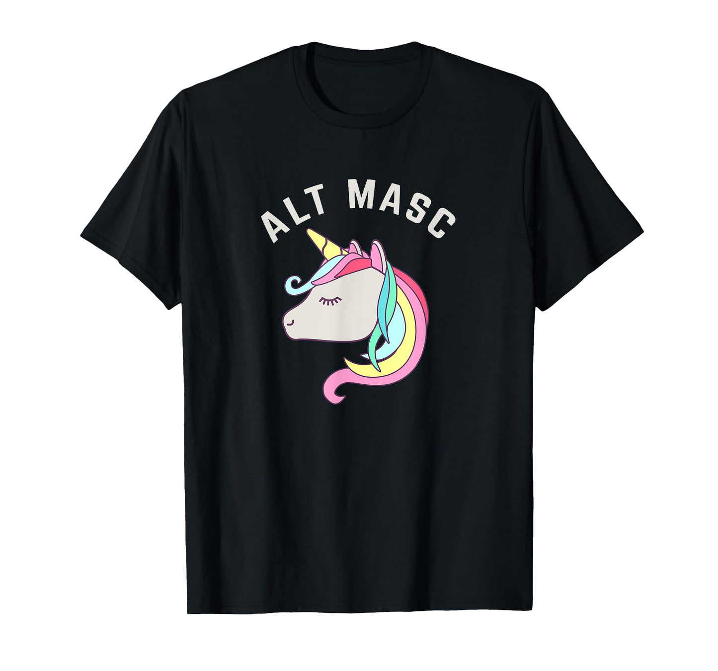 LGBT Tees: Alt Masc Rainbow Unicorn T-Shirt T-Shirt