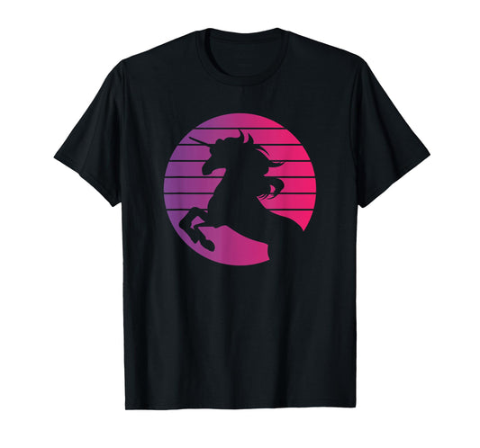 Unicorn Retro Style Vintage T-Shirt