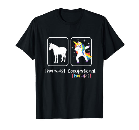 Occupational Therapist - Dabbing Unicorn Healthcare Worker T-Shirt