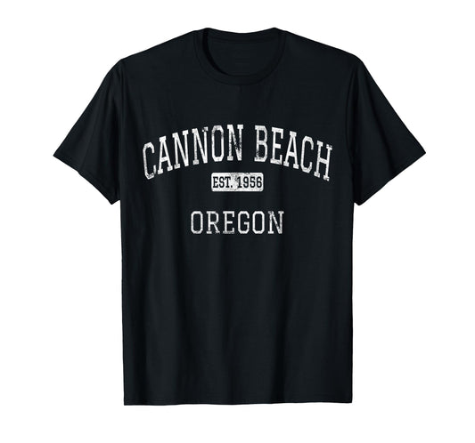 Cannon Beach Oregon OR Vintage T-Shirt for Men Women Kids