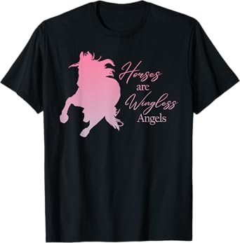 Horse Riding Girls Women Equestrian Horseback T-Shirt