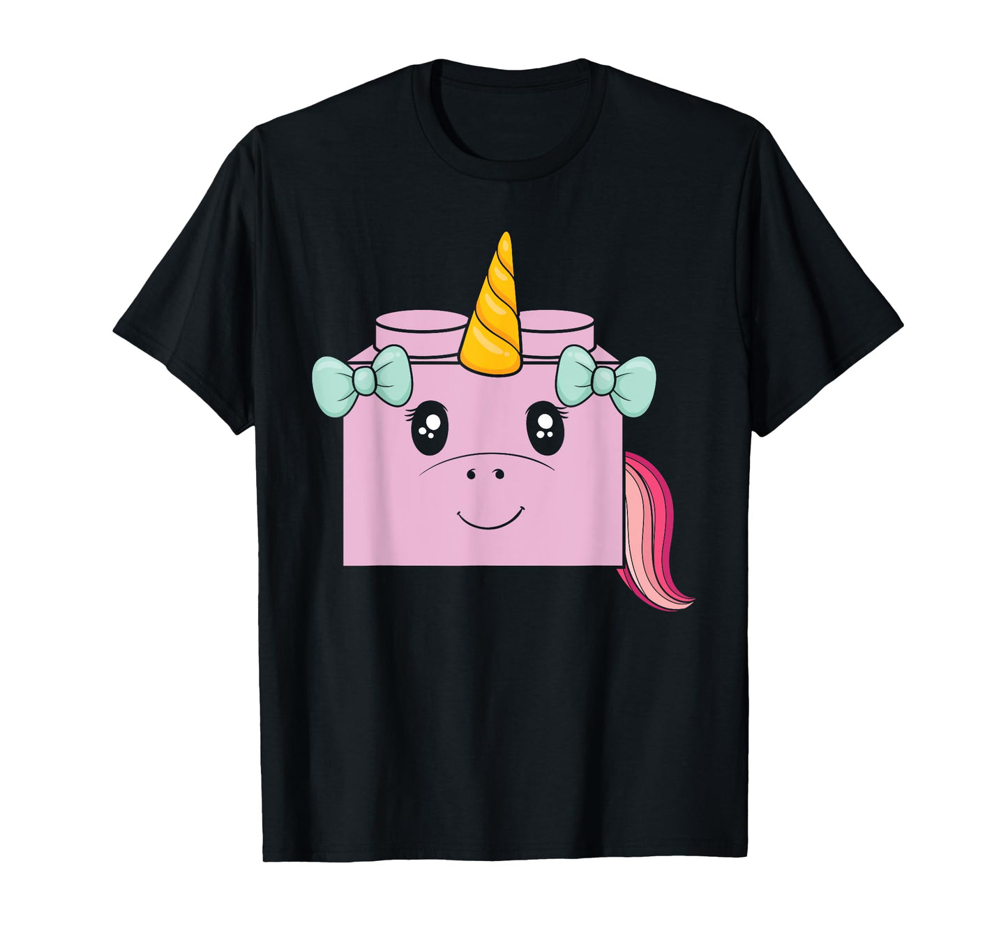 Unicorn Lover Master Builder Bricks Building Blocks T-Shirt