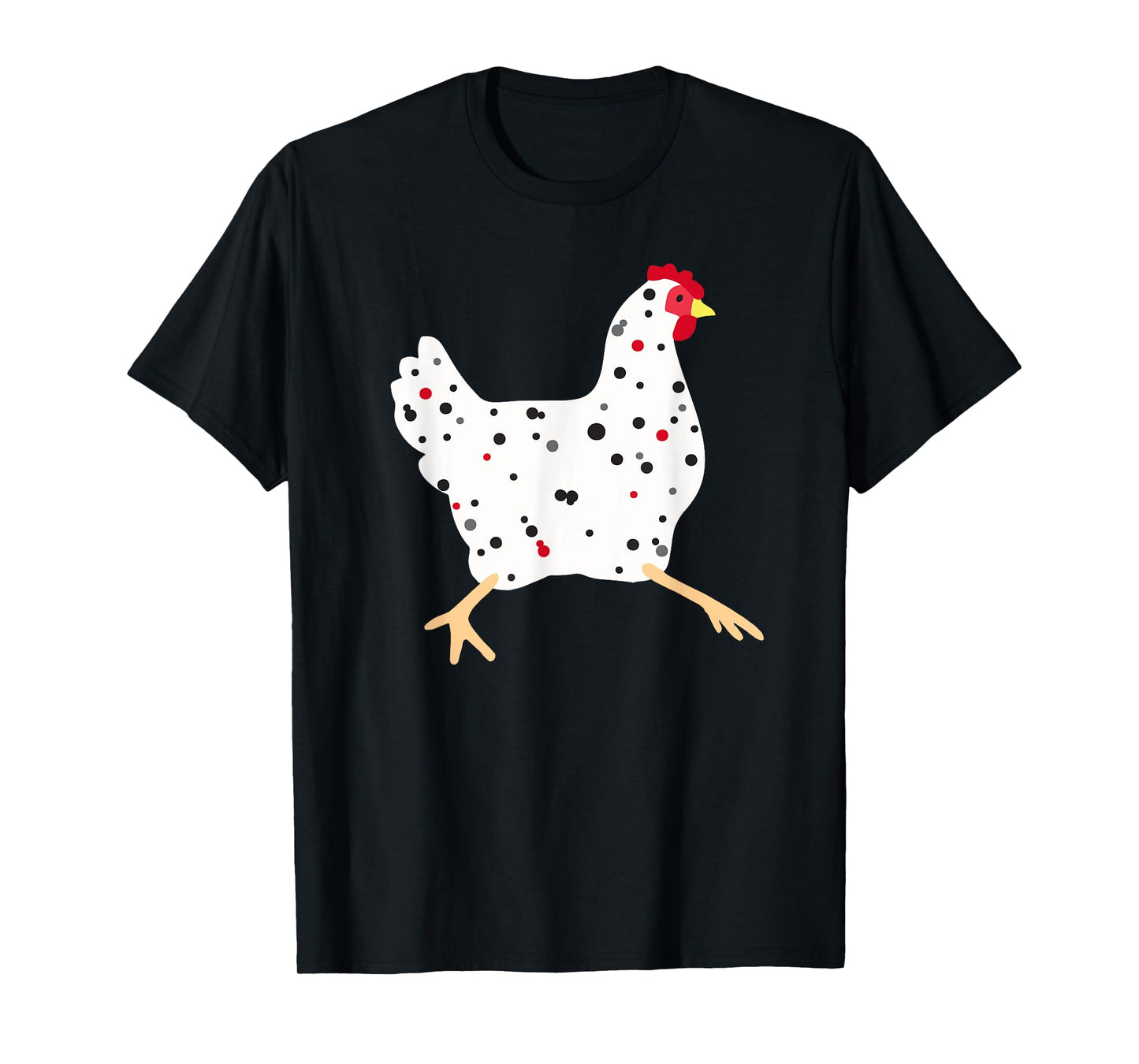 Chicken Hen Cute Polka Dot Chicken T-Shirt