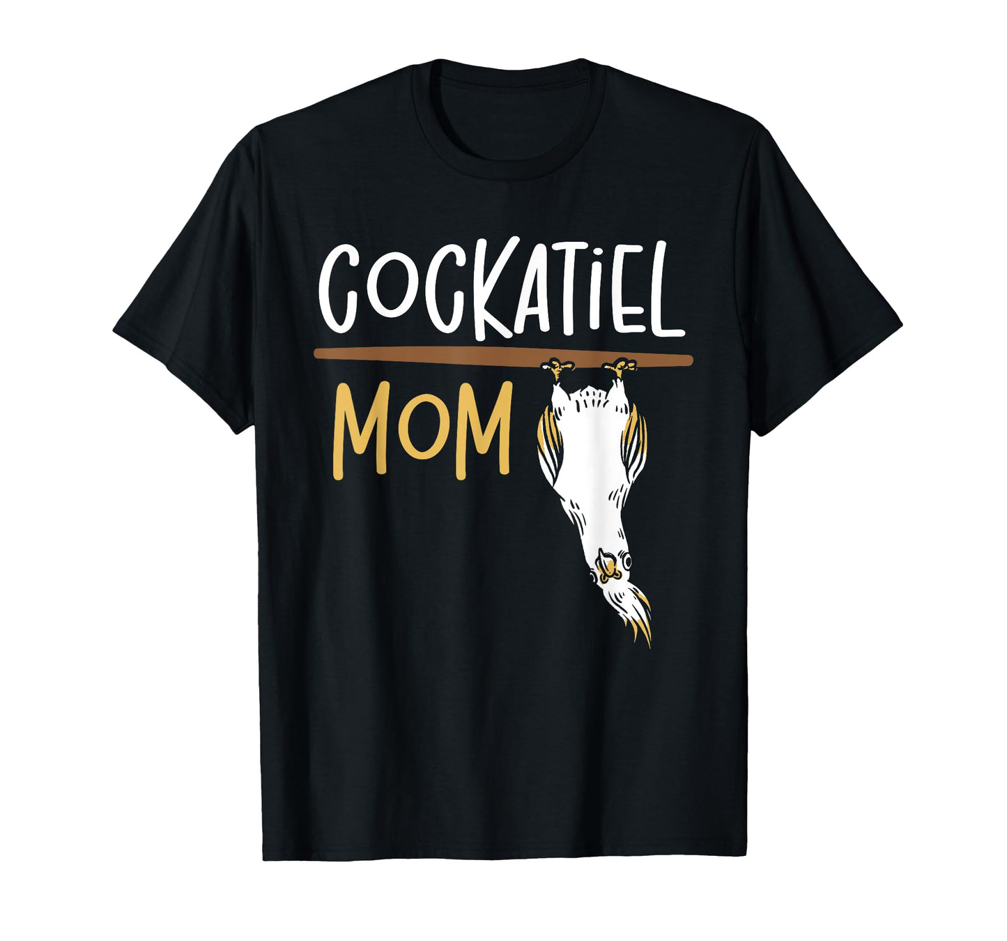 Cockatiel Parakeet Parrot Bird Lover Cockatoo Cockatiel Mom T-Shirt