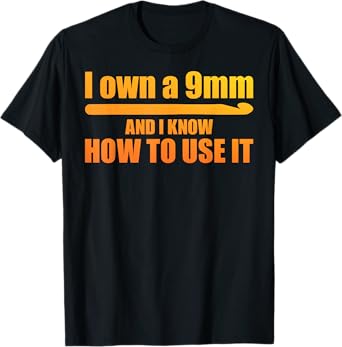 Funny Crocheting Art For Men Women Crocheter Crochet Lover T-Shirt
