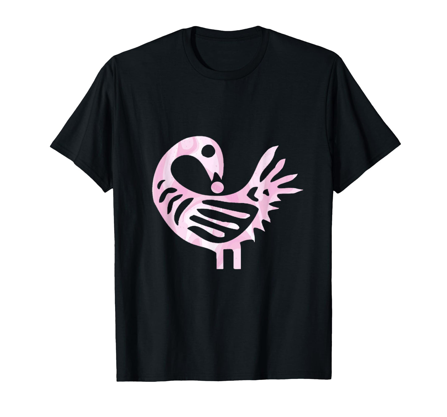 Sankofa Floral Pattern Afrocentric Adinkra Symbol T-Shirt