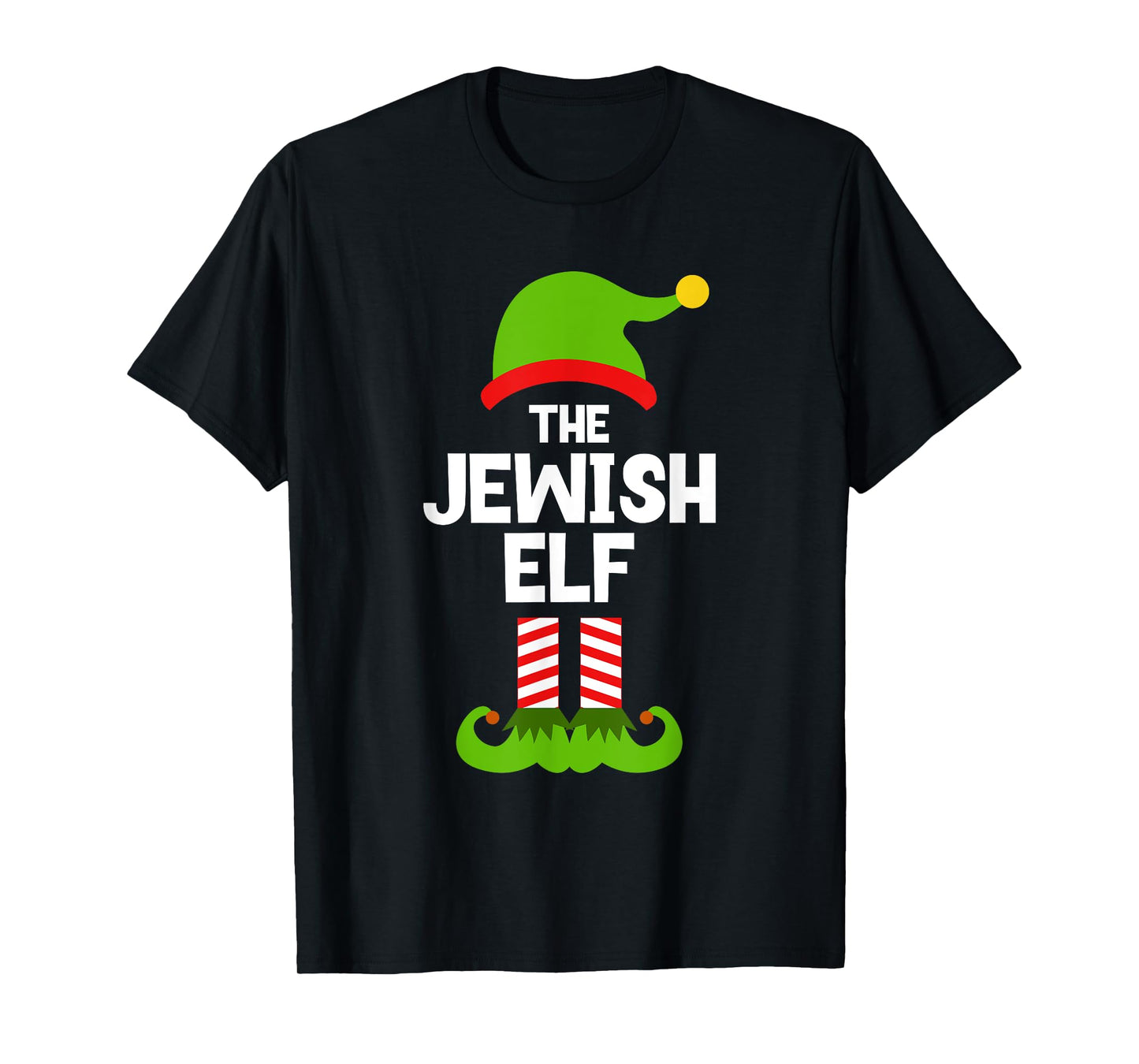 Funny The Jewish Elf Christmas Family Party Pajama Jew T-Shirt