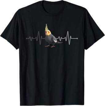 Cute Cockatiel Art For Men Women Kids Cockatiel Bird Lover T-Shirt