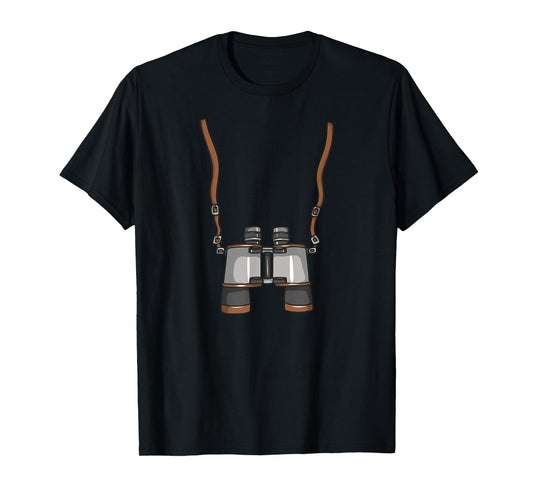Retro Bird Watching Binocular Birding Gift Men, Kids T-Shirt