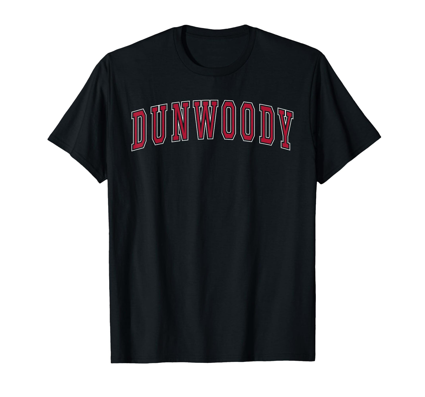 Dunwoody Georgia Souvenir Sport College Style Text T-Shirt