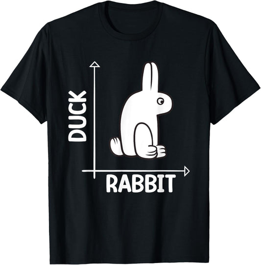 Funny Science Nerd Duck Rabbit Physics Math Geek Nerdy T-Shirt