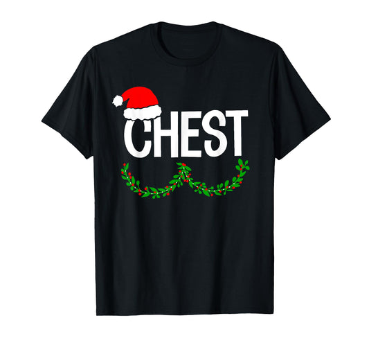 Chest Nuts Funny Christmas Chestnuts Couple Matching Outfit T-Shirt