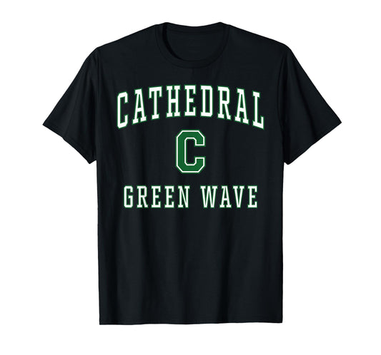 Cathedral High School Green Wave T-Shirt