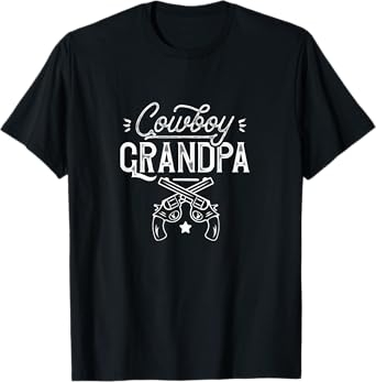 Cowboy Grandpa America Cowboys Wild West USA T-Shirt