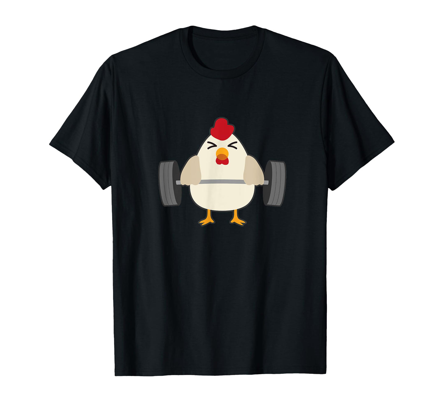 Chicken Power Deadlift - Funny Weightlifter T-Shirt