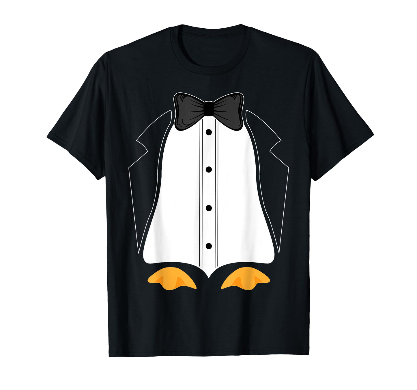 The Cute Club Penguin Tuxedo T Shirt Halloween Costume T-Shirt