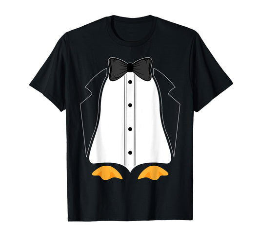 The Cute Club Penguin Tuxedo T Shirt Halloween Costume T-Shirt